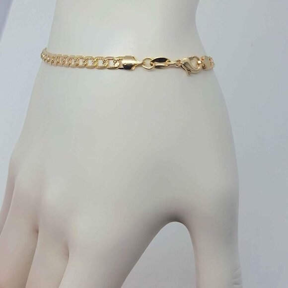 Brand New Brazilian 18k Gold Filled Bracelet - Picture 3 of 4